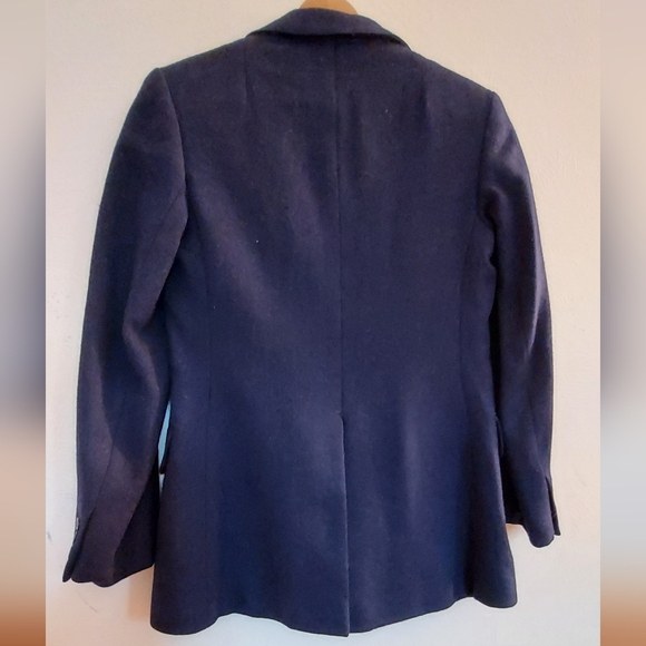 Navy Wool Blazer -fully lined - Picture 3 of 3